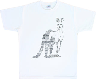 Buy white CNL Kangaroo Words - Adult T-shirt