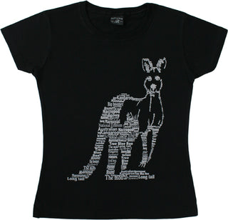 CNL Kangaroo Words - Ladies Slim Fit T-shirt