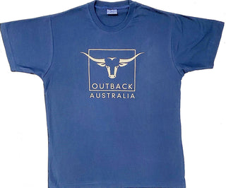 Buy petrol-blue CTB Outback Bull Box- Adult T-shirt