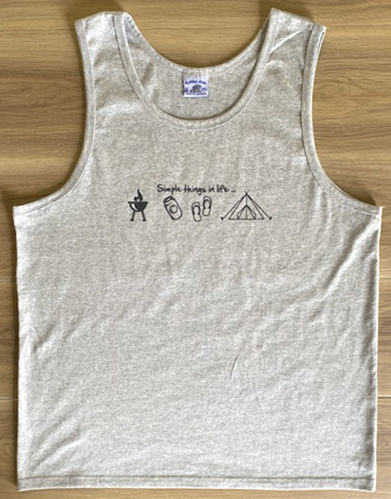 227 Simple Things In Life Beer - Adult Singlet